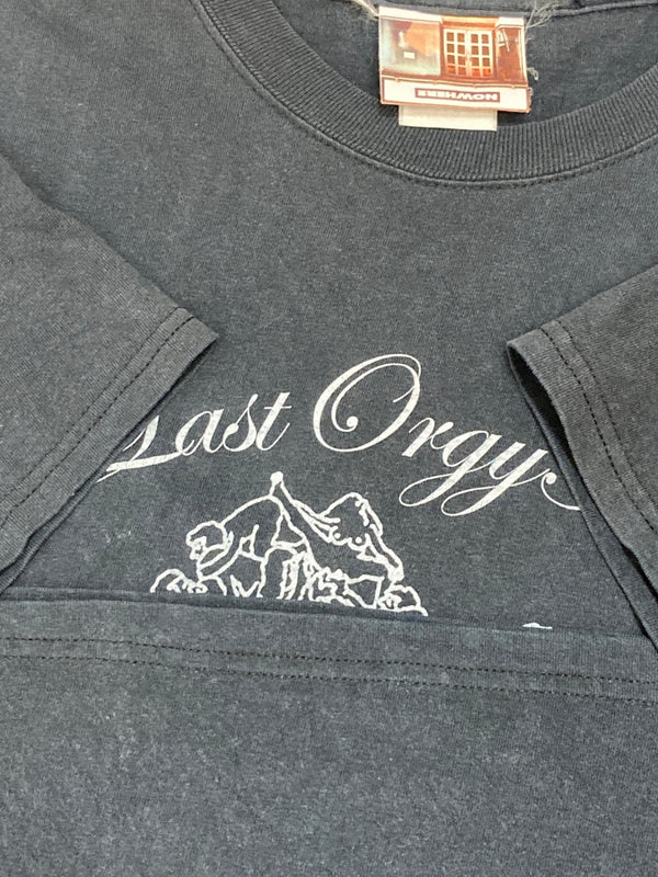 ア ベイシング エイプ A BATHING APE 00s UNDERCOVER NOWHERE ノーウェア LAST ORGY 2 2009年 香港限定 Tシャツ プリント ブラック Mサイズ 101MT-2316