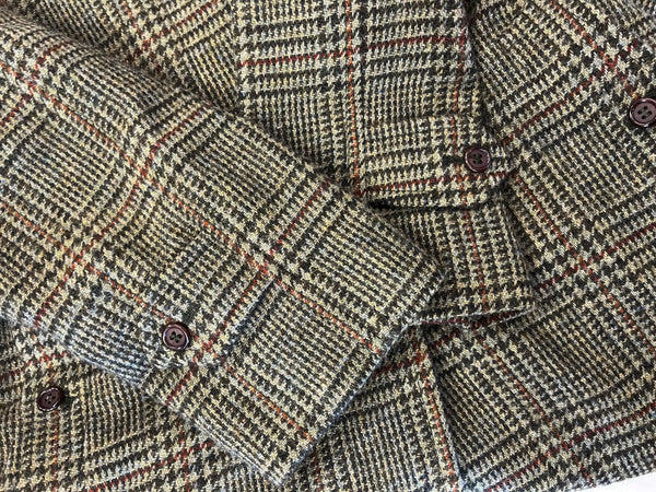 バーバリー Burberry Burberrys 丸善別注 グレンチェック ロングコート ジャケット グリーン 101LT-234