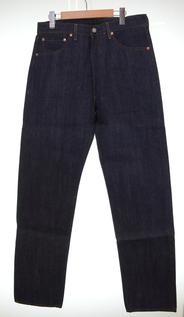 リーバイス Levi's 50S-XX DEAD STOCK デッドストック 日本製 復刻 99年製 90年代 90's 90s BIG E 赤耳 501xx 501  デニム ブルー W34L36 103MB-604