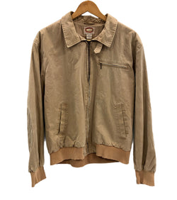 バナナリパブリック BANANA REPUBLIC 80’s 80年代 旧タグサファリ コットン スポーツジャケット  ハンティング リブブルゾン チンストラップ エルボーパッチ  vintage ヴィンテージ ジャケット ベージュ Lサイズ 101MT-4134