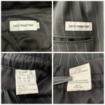 クーティープロダクションズ COOTIE PRODUCTIONS T/W 2 Tuck Easy Pants CTE-25S101-STRIPE ボトムスその他 ブラック Sサイズ 201MB-1048