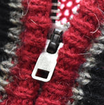 ヴィンテージ Vintage 50s~60s 50s 60s MOHAR ZIP UP CARDEGAN NYNCOジッパー モヘアニット エルボーパッチ セーター レッド 103MT-2449