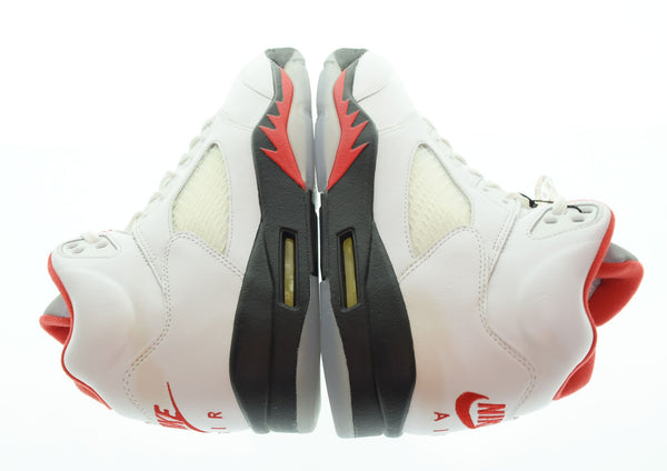 ナイキ NIKE Air Jordan 5 Retro Fire Red エアジョーダン5 レトロ ファイヤーレッド スニーカー  DA1911-102 メンズ靴 スニーカー ホワイト 27.5cm 103S-914