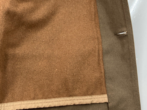 ウエアハウス WAREHOUSE Bodies ダック地 ハンティングジャケット カバーオール 襟コーデュロイ アウター サイズ 36 ジャケット 無地 カーキ 104MT-2183