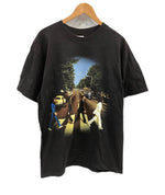 バンド band 90’s 90年代 THE BEATLES Abbey Road ビートルズ アビーロード VINTAGE ヴィンテージ Tシャツ ブラック Lサイズ 101MT-5055 33000