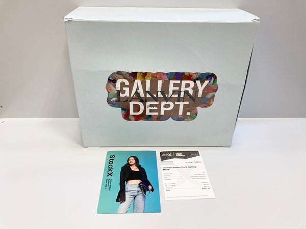 ランバン LANVIN GALLERY DEPT. x LANVIN PAINTED Leather Curb ギャラリーデプト ペイント スニーカー ホワイト系 白 シューズ FM-SKRK11-DRGD-E21 メンズ靴 スニーカー マルチカラー サイズ 42 101sh-2107