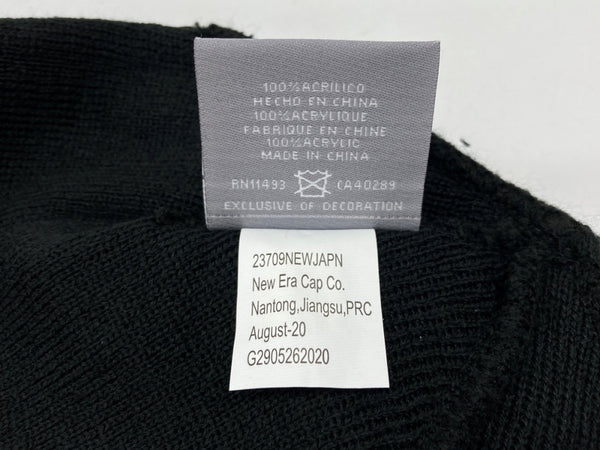 シュプリーム SUPREME 20AW × Yohji Yamamoto ヨウジヤマモト New Era Beanie ニューエラ ビーニー ニット帽 帽子 黒 帽子 メンズ帽子 ニット帽 ロゴ ブラック 104H-67