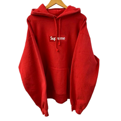 シュプリーム SUPREME Box Logo Hooded Sweatshirt パーカ レッド Lサイズ 201MT-4820