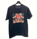 ゴッドセレクショントリプルエックス GOD SELECTION XXX Taylor Swift テイラースウィフト 半袖 カットソー クルーネック BLACK 黒 Tシャツ プリント ブラック Mサイズ 104MT-352