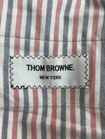 トムブラウン THOM BROWNE NEW YORK 4 Bar Classic Tailored Pants クラシック テーラード パンツ トリコロール ボタンフライ ズボン 灰 ライン MTU245A-03788035 チノパン グレー サイズ 00 104MB-137