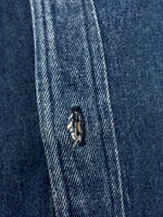 ラルフローレン RalphLauren POLO COUNTRY 90s BUTTONDOWN DENIM SHIRT ボタンダウン デニム シャツ 長袖 インディゴ 青 長袖シャツ ロゴ ブルー Sサイズ 104MT-2263