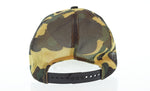 アベイシングエイプ A BATHING APE CAMO 猿顔 迷彩 ロゴ スナップバック メッシュ キャップ 帽子 メンズ帽子 キャップ ブラウン 103H-42