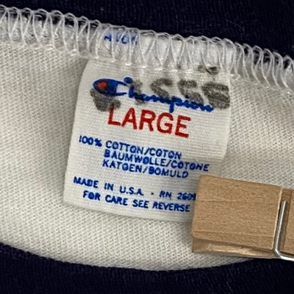 【曜日割引対象外】 チャンピオン Champion 80's USAFA トリコタグ USA製 リンガー Tシャツ ホワイト Lサイズ 201MT-4064 VB