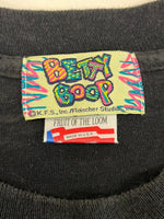 US US古着 90's 90年代 BETTY BOOP ベティーブープ シングルステッチ MADE IN USA VINTAGE ヴィンテージ Tシャツ ブラック Lサイズ 101MT-4728
