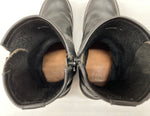 スローウェアライオン Slow Wear Lion SIDE ZIP ENGINEER BOOTS サイド ジップ エンジニア ブーツ SWL 革靴 ワーク シューズ 黒 OB-8595BL メンズ靴 ブーツ エンジニア ブラック サイズ M 104S-743