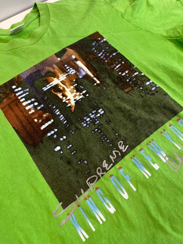 シュプリーム SUPREME Christopher Walken King Of New York 緑 プリント Tシャツ グリーン Mサイズ 101MT-4640