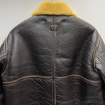 【曜日割引対象外】 リアルマッコイズ THE REAL McCOY'S TYPE D-1 ムートン フライト レザー 94-3084-A ジャケット ブラウン Mサイズ 201MT-3430 VB