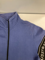 ステューシー STUSSY 16AW Pierre Track JKT ピエール トラックジャケット SSリンク ロゴ リブライン 118189 スウェット ブルー Lサイズ 101MT-5333