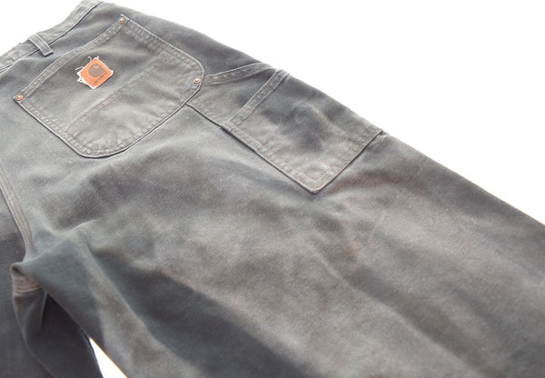 カーハート Carhartt  USA製 ダブルニー ペインター パンツ GOODフェード 黒 ボトムスその他 ブラック 34 103MB-376