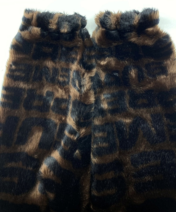 シュプリーム SUPREME 18SS Faux Fur Bomber Jacket フェイク ファー ボンバー ジャケット コート アウター 茶色 ジャケット ロゴ ブラウン Lサイズ 104MT-623