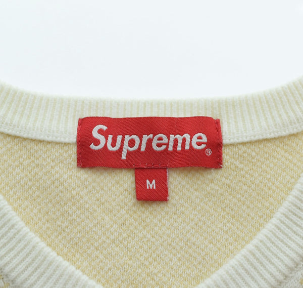 シュプリーム SUPREME 22SS Stripe Sweater Vest ストライプ セーター ベスト ニット ベスト ベージュ Mサイズ 103MT-2291