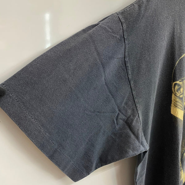 【曜日割引対象外】 ヴィンテージ vintage 90's Malcolm X Martin Luther king jr Tee Tシャツ ブラック 201MT-3973 VB