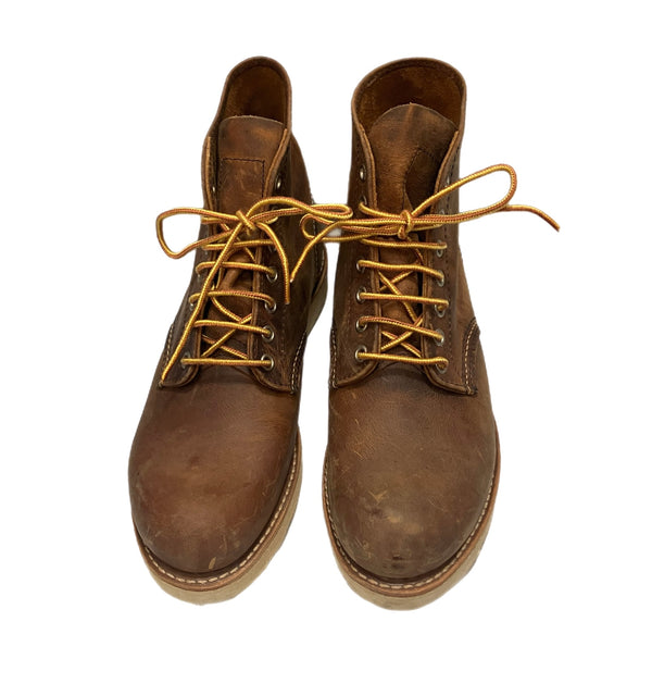 レッドウィング RED WING 6 CLASSIC ROUND クラシック ラウンド カッパー ラフ＆タフ アイリッシュセッター 9111 メンズ靴 ブーツ ワーク ブラウン 26.5cm 101-shoes1735