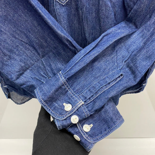 【曜日割引対象外】 カーハート Carhartt ハートタグ 復刻 デニム 610 長袖シャツ ブルー Mサイズ 201MT-4122 VB