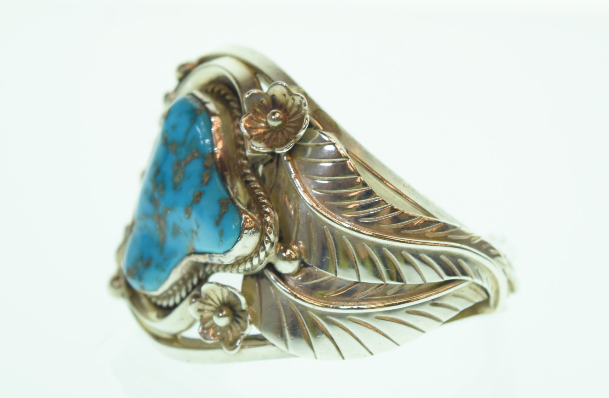 ナバホ NAVAJO RED GUERRO STERLING バングル ブレスレット メンズ