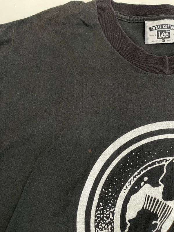 ヴィンテージ vintage UMOJA SASA CONDOMS LEE US古着 黒 プリントTシャツ XL Tシャツ ブラック LLサイズ 101MT-4676