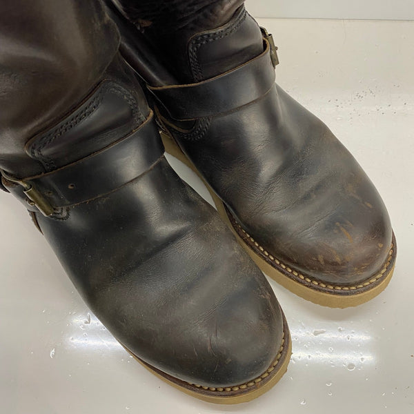 【曜日割引対象外】 ロンウルフ LONE WOLF Vibram サイズ不明 メンズ靴 ブーツ エンジニア ブラック 201-shoes1455 VB