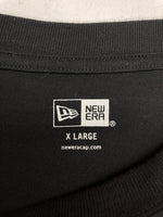 ヨウジヤマモト Yohji Yamamoto × NEW ERA ニュー エラ L/S COTTON T-SHIRT コットン Tシャツ ロンT 100周年記念 ロゴ 長袖 黒 HN-T78-878 サイズ 5 ロンT プリント ブラック 104MT-1599
