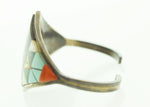 ナバホ NAVAJO インディアンジュエリー ズニ族 bangle バングル シルバー メンズジュエリー・アクセサリー インディアンジュエリー バングル シルバー 103G-94