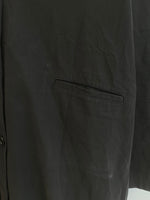 エヴァムエヴァ evam eva wide jacke coat ワイドジャケットコート コットン 日本製 E191T036 ジャケット ブラック サイズ2 101LT-246