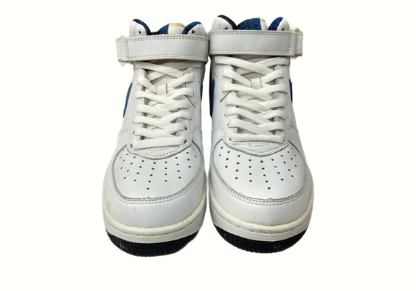 ナイキ NIKE 02年製 AIR FORCE 1 MID エア フォース ミッド AF1 デッドストック 観賞用 ESスタンプ 白 624039-103 メンズ靴 スニーカー ホワイト 27.5cm 104-shoes519