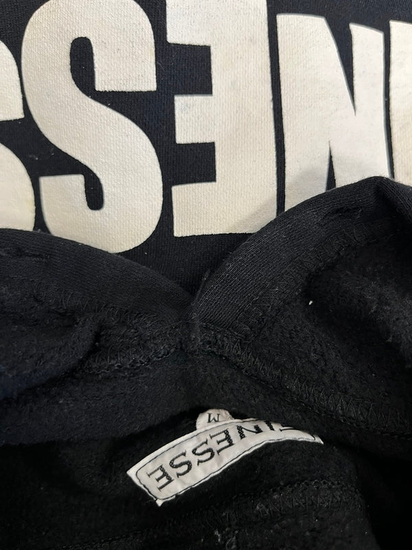 フィネス FINESSE ロゴプリント フーディ パーカー 黒 パーカ ブラック Mサイズ 101MT-4866