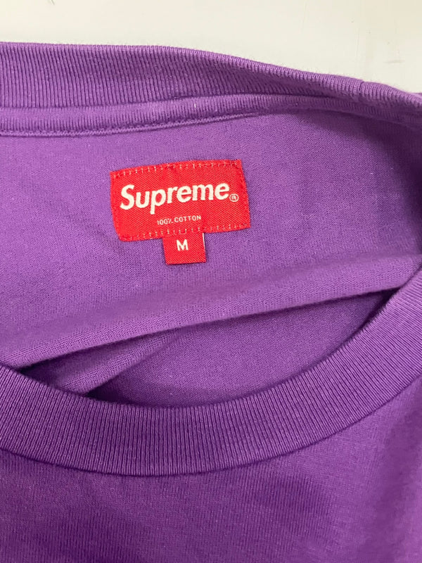 シュプリーム SUPREME 21SS Paneled L/S TOP Purple ロングスリーブ Tシャツ ロンT パープル Mサイズ 101MT-2872