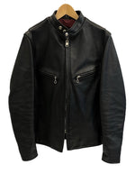 ショット SCHOTT シングルライダース 革ジャン レザージャケット アメリカ製 7009 サイズ36 ジャケット ブラック 101MT-4681