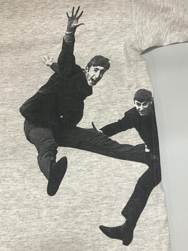 バンド band 90s 90's  CRONIES THE BEATLES ビートルズ ©1997 APPLE CORPS メンバー フォト  MADE IN USA アメリカ製 シングルステッチ XL Tシャツ グレー LLサイズ 101MT-3084