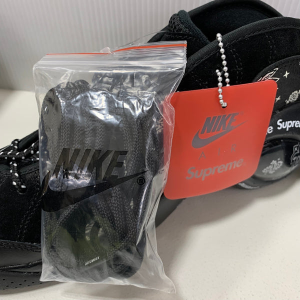 ナイキ NIKE Supremeコラボ Air Zoom Flight 95 SP DJ8604-001 メンズ靴 スニーカー ブラック 27cmサイズ 201-shoes1528