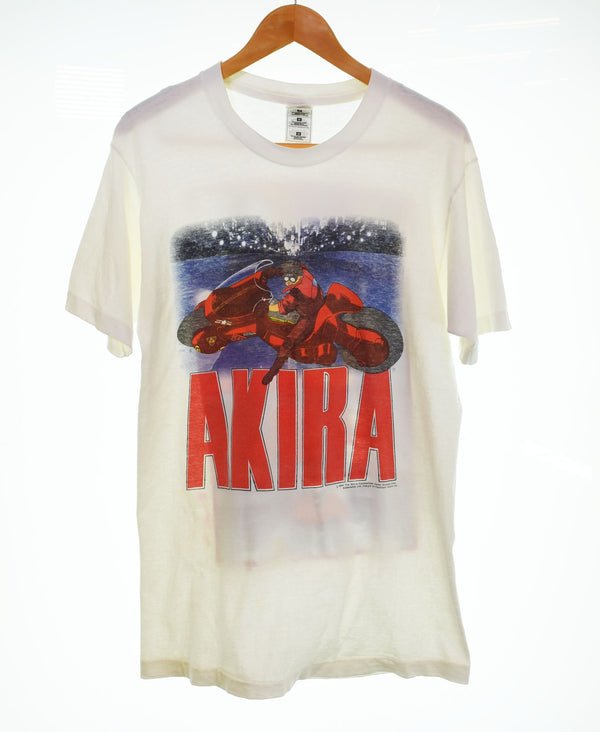 ヴィンテージ Vintage 90's AKIRA 金田 バイク Tee FRUIT OF THE LOOM フルーツ オブ ザ ルーム 2枚 タグ KANEDA BIKE アニメ T 90年代 90s Tシャツ ホワイト Mサイズ 103MT-2795