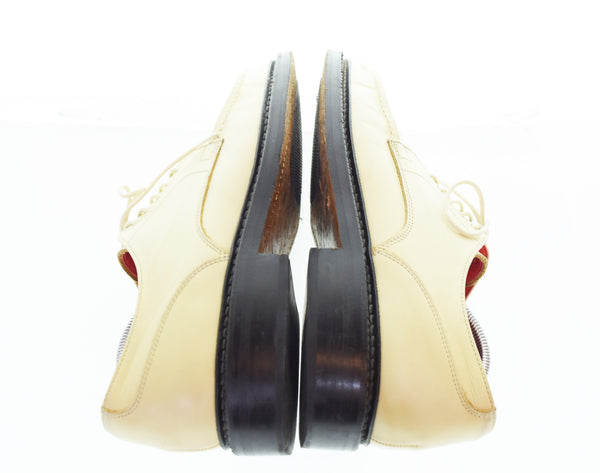 ヤマネクツテン 山根靴店  Uチップブーツ ローカット シューズ 2007 メンズ靴 その他 ベージュ 25cm 103S-1228