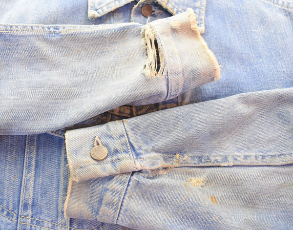リー Lee 60s 101-J Denim Jacket Made in USA 60's デニムジャケット 黒タグ アメリカ製 PATD-153438 42 ジャケット ブルー 103MT-2343