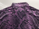 ワコマリア WACKO MARIA 21FW PYTHON VELVET JACKET パイソン ベルベット ジャケット 紫 ジャケット 総柄 パープル Mサイズ 104MT-1461