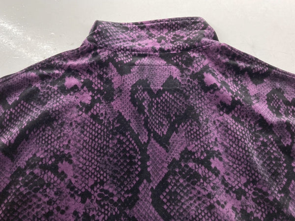 ワコマリア WACKO MARIA 21FW PYTHON VELVET JACKET パイソン ベルベット ジャケット 紫 ジャケット 総柄 パープル Mサイズ 104MT-1461