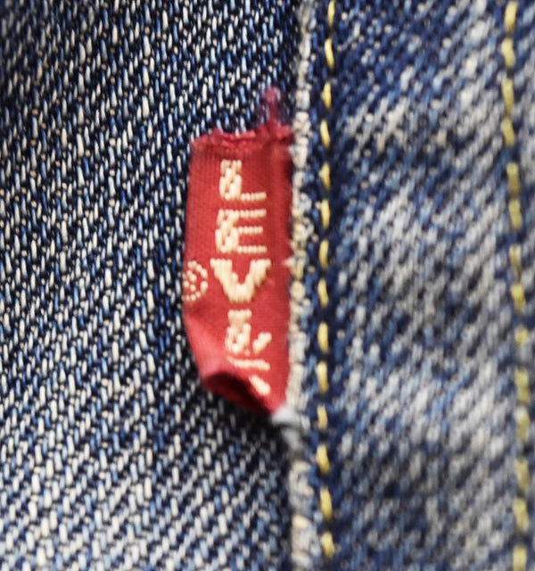 リーバイス Levi's 00's 2004年 501xx 1955年 復刻 USA製 アメリカ限定 ボタンフライ ボタン裏 R リペア デニム ブルー 35/34 103MB-595