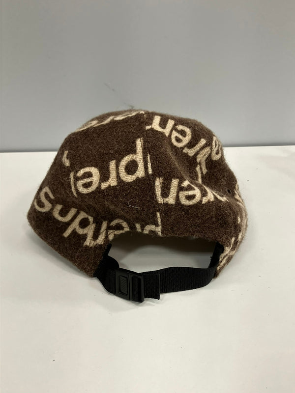 シュプリーム SUPREME 18AW Harris Tweed Camp Cap ハリスツイード キャンプキャップ 帽子 メンズ帽子 キャップ ブラウン 101hat-146