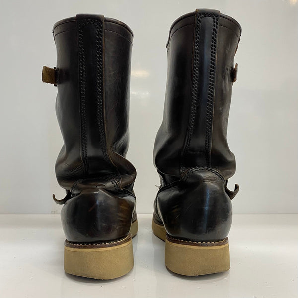 【曜日割引対象外】 ロンウルフ LONE WOLF Vibram サイズ不明 メンズ靴 ブーツ エンジニア ブラック 201-shoes1455 VB