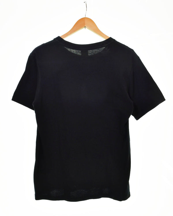 ナンバーナイン NUMBER (N)INE 02SS モダンエイジ期 I LOVE VU ラメプリント Tシャツ 黒 3 Tシャツ プリント ブラック 103MT-258