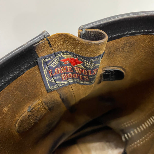【曜日割引対象外】 ロンウルフ LONE WOLF Vibram サイズ不明 メンズ靴 ブーツ エンジニア ブラック 201-shoes1455 VB